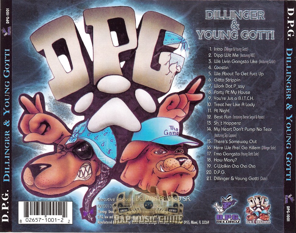 D.P.G. - Dillinger & Young Gotti: CD | Rap Music Guide